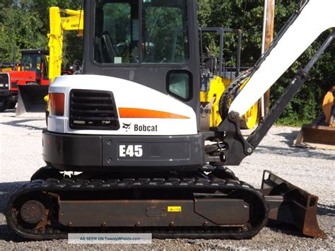 e45 bobcat mini excavator|2012 bobcat e45 mini excavator.